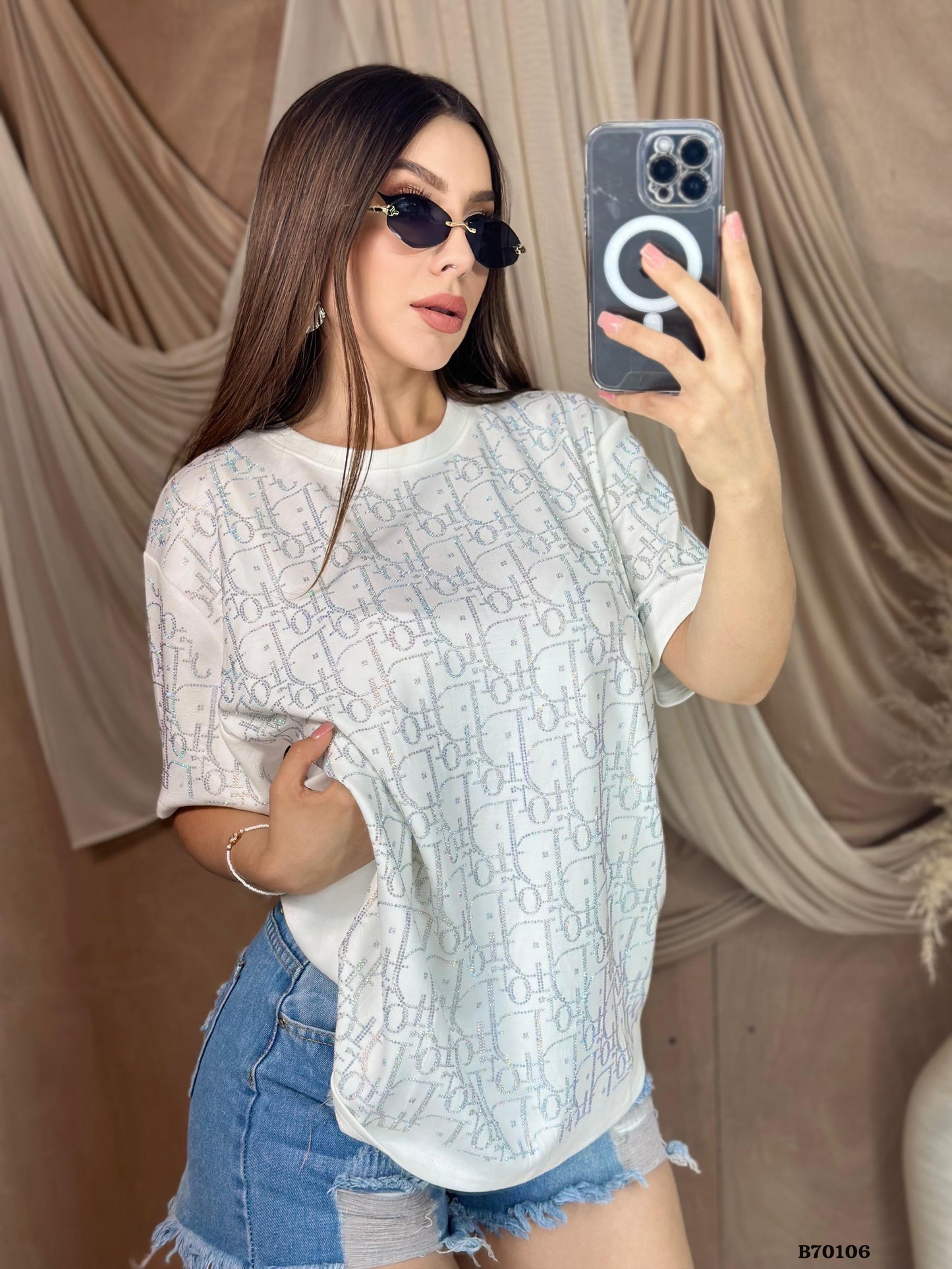 Blouses - crop - regular - oversized