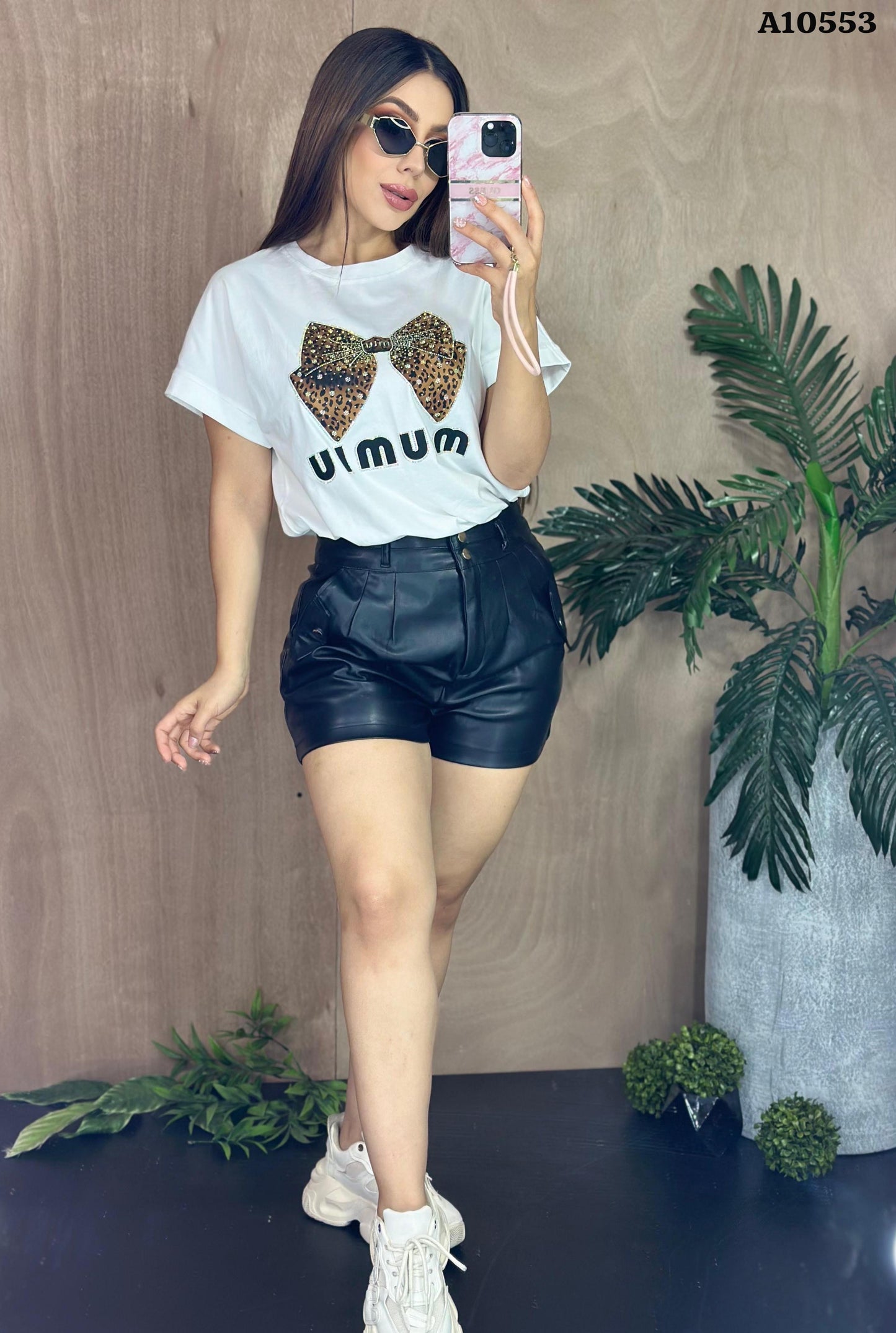 Blusa Moño Pedrería