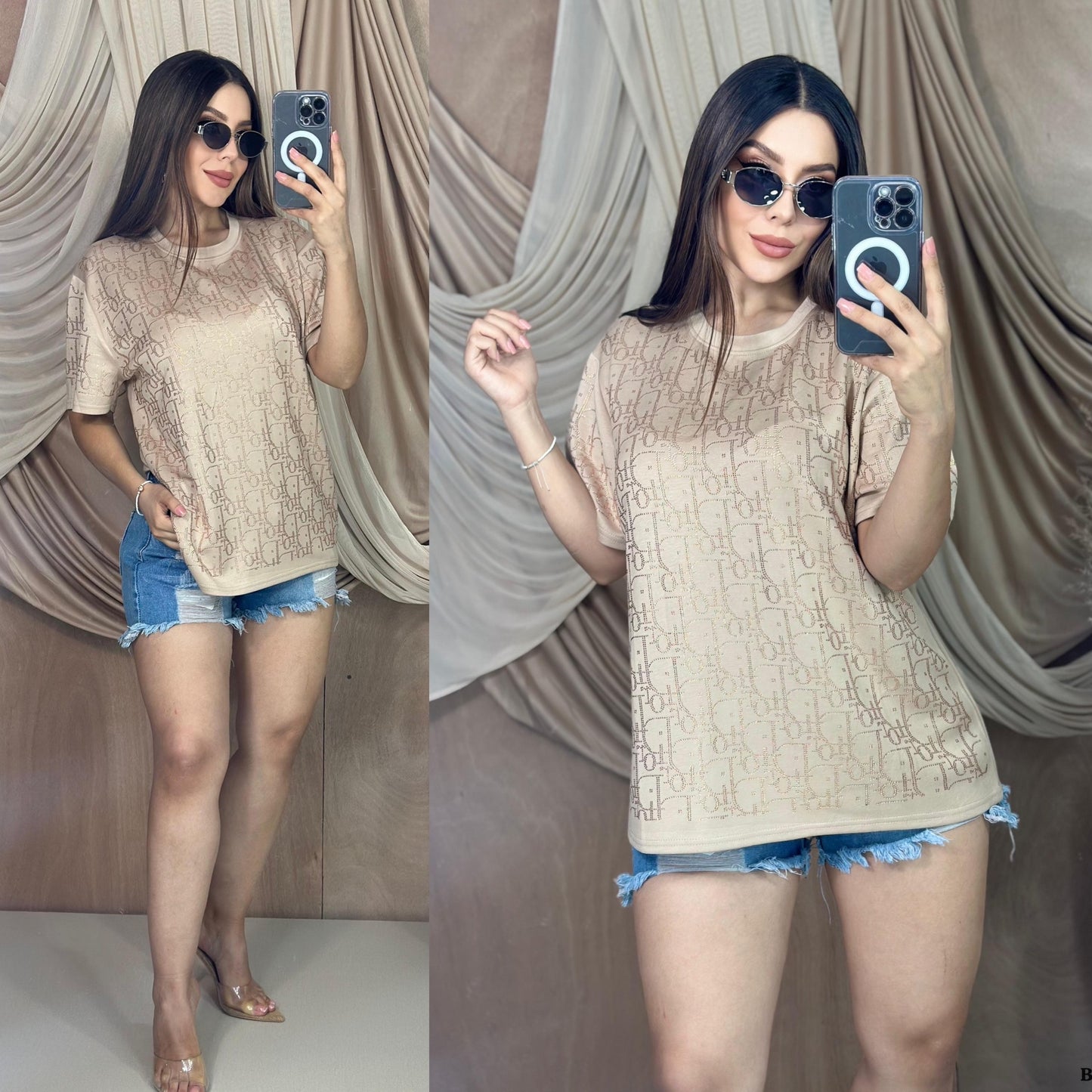 Blouses - crop - regular - oversized