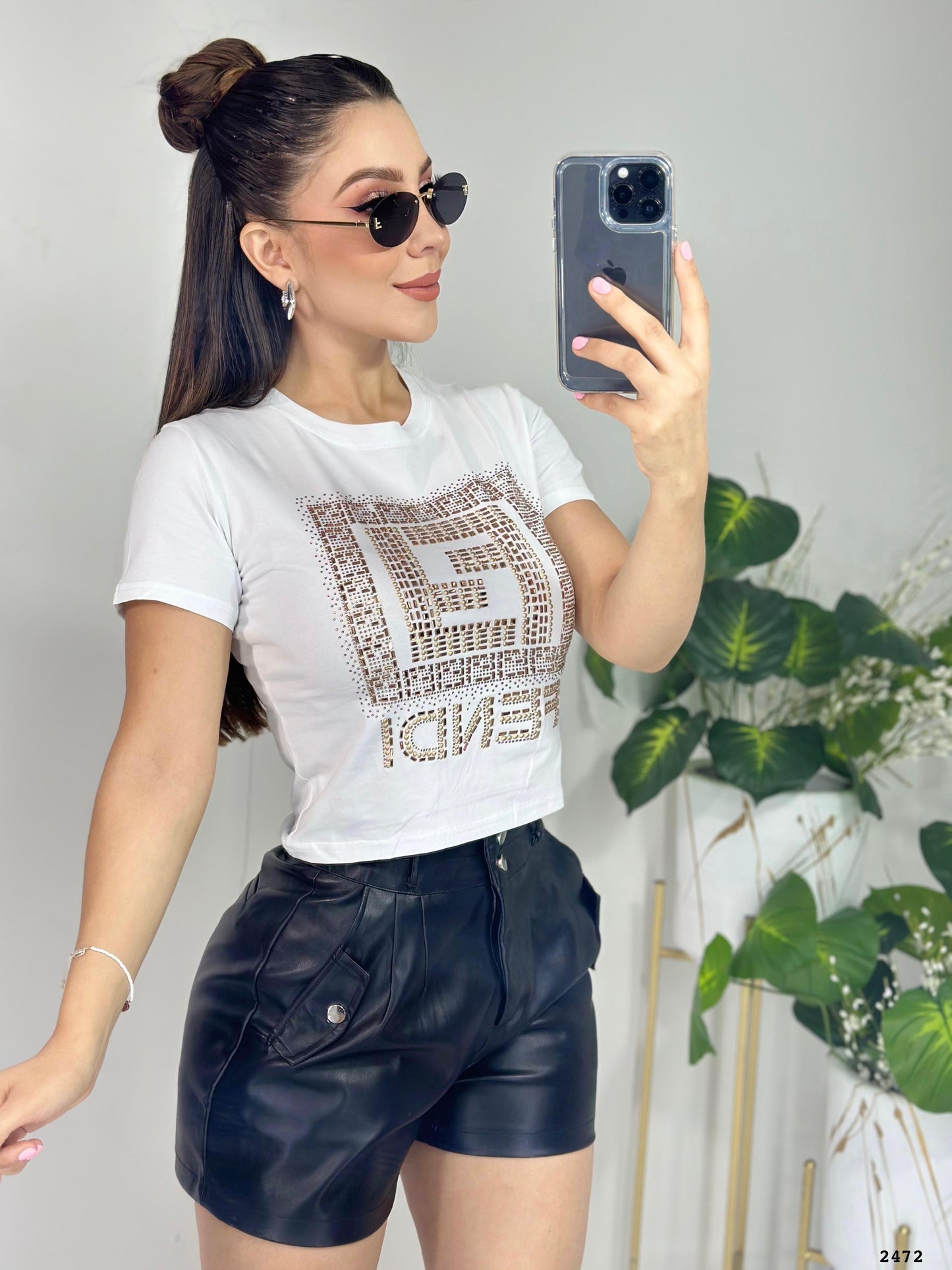 Blouses - crop - regular - oversized