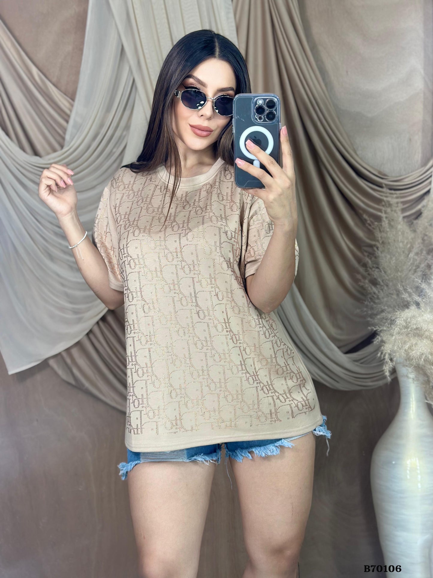 Blouses - crop - regular - oversized