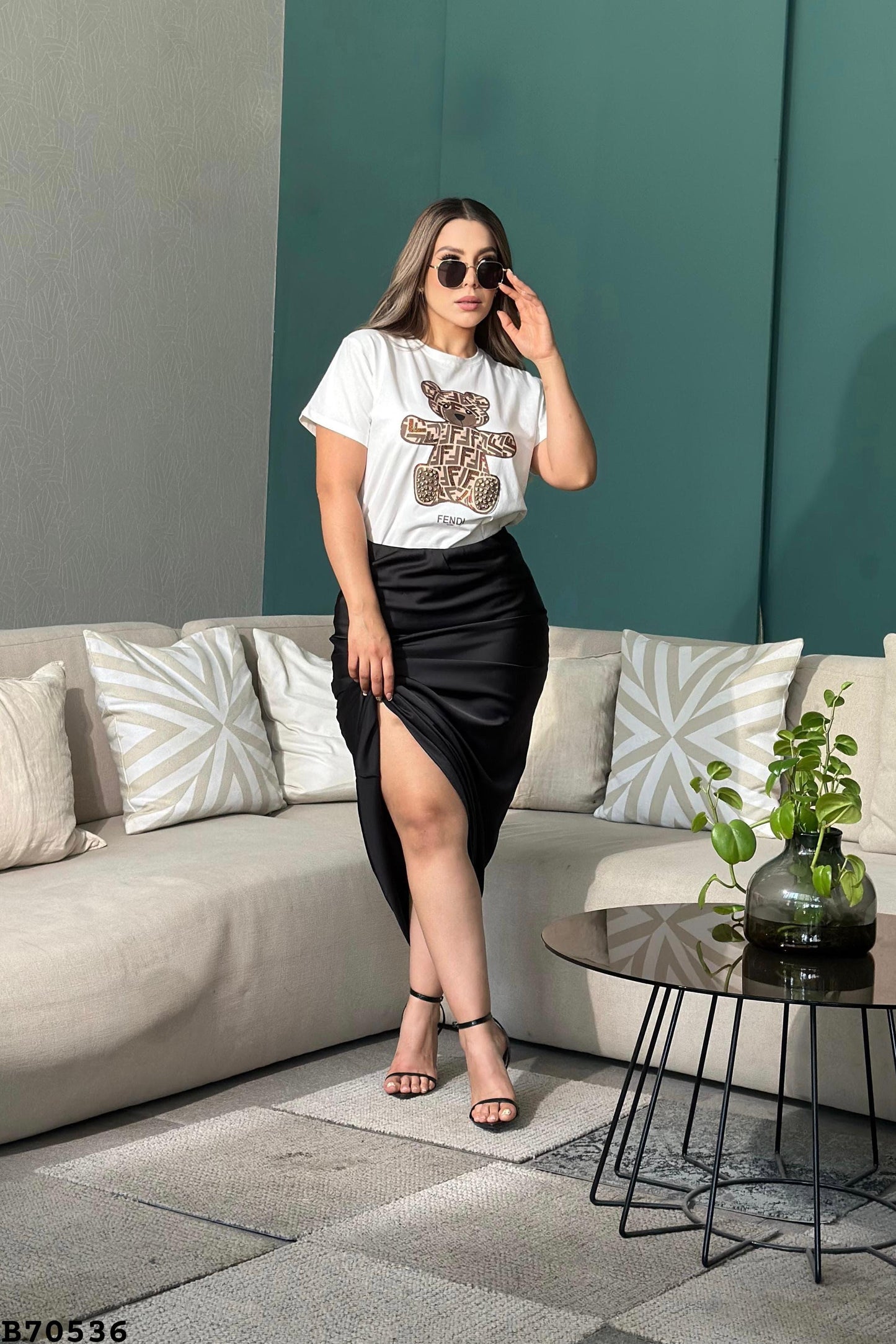 B70536- FF Bear Blouse