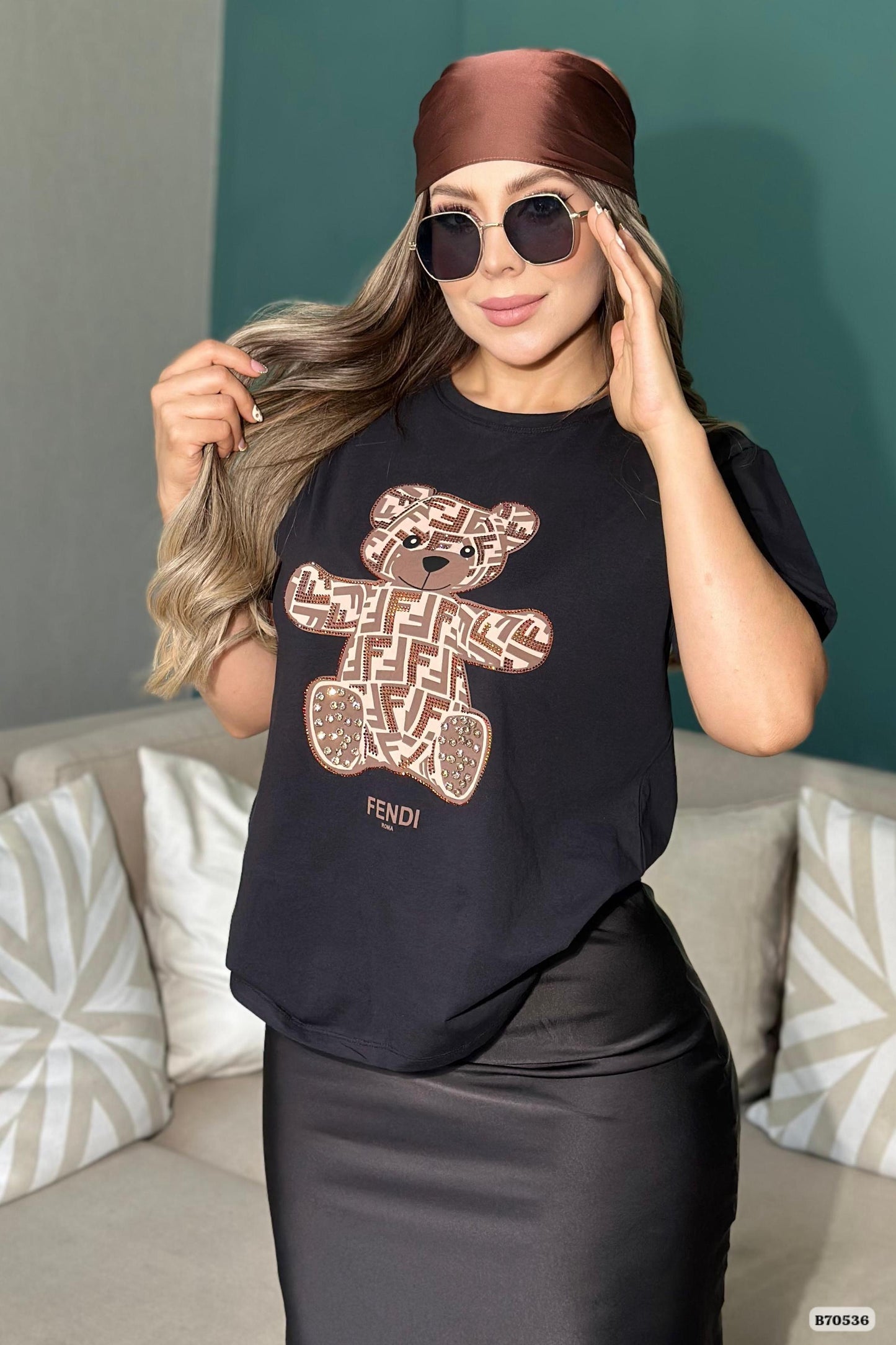 B70536- FF Bear Blouse