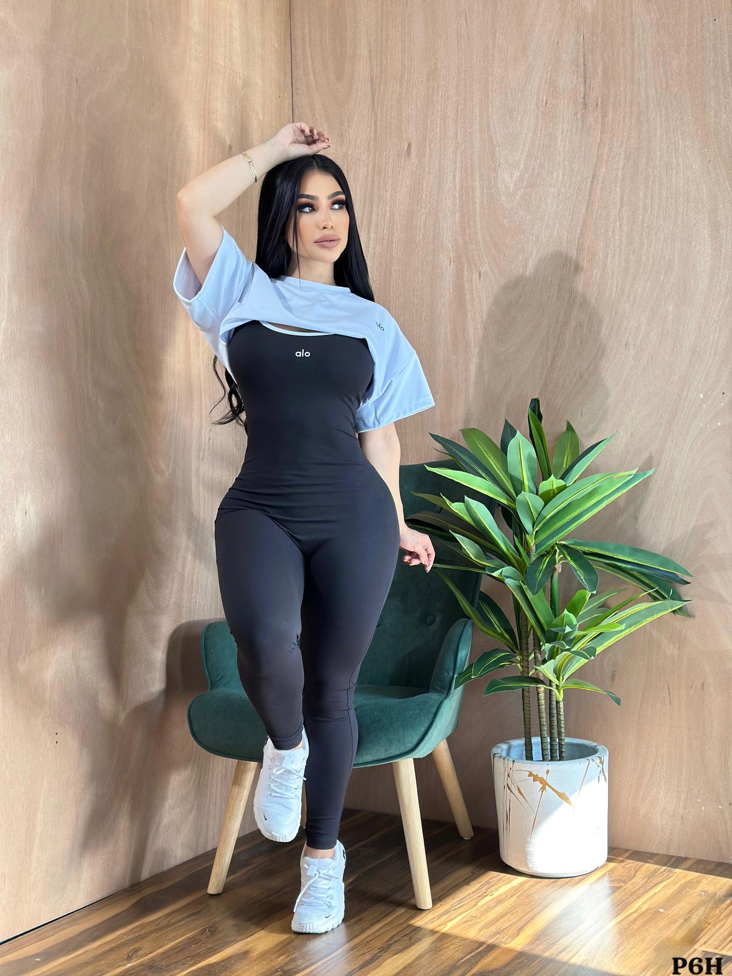 P6H- Al0 Jumpsuit Set
