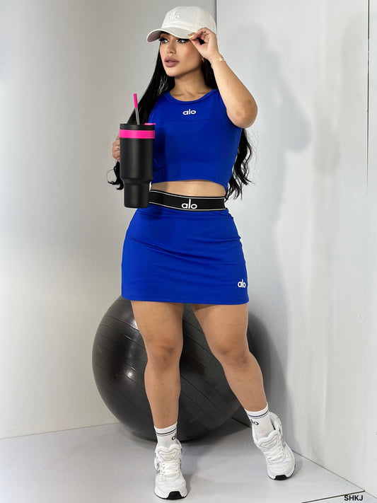 SHKJ - A.LO Skirt Set