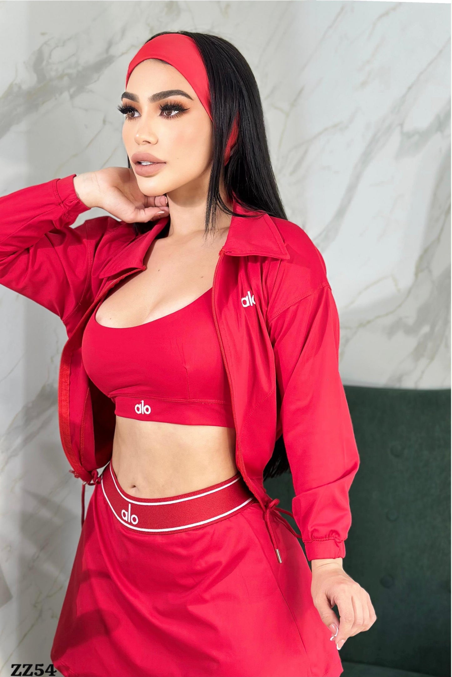 ZZ54- Skort Set -4 pieces