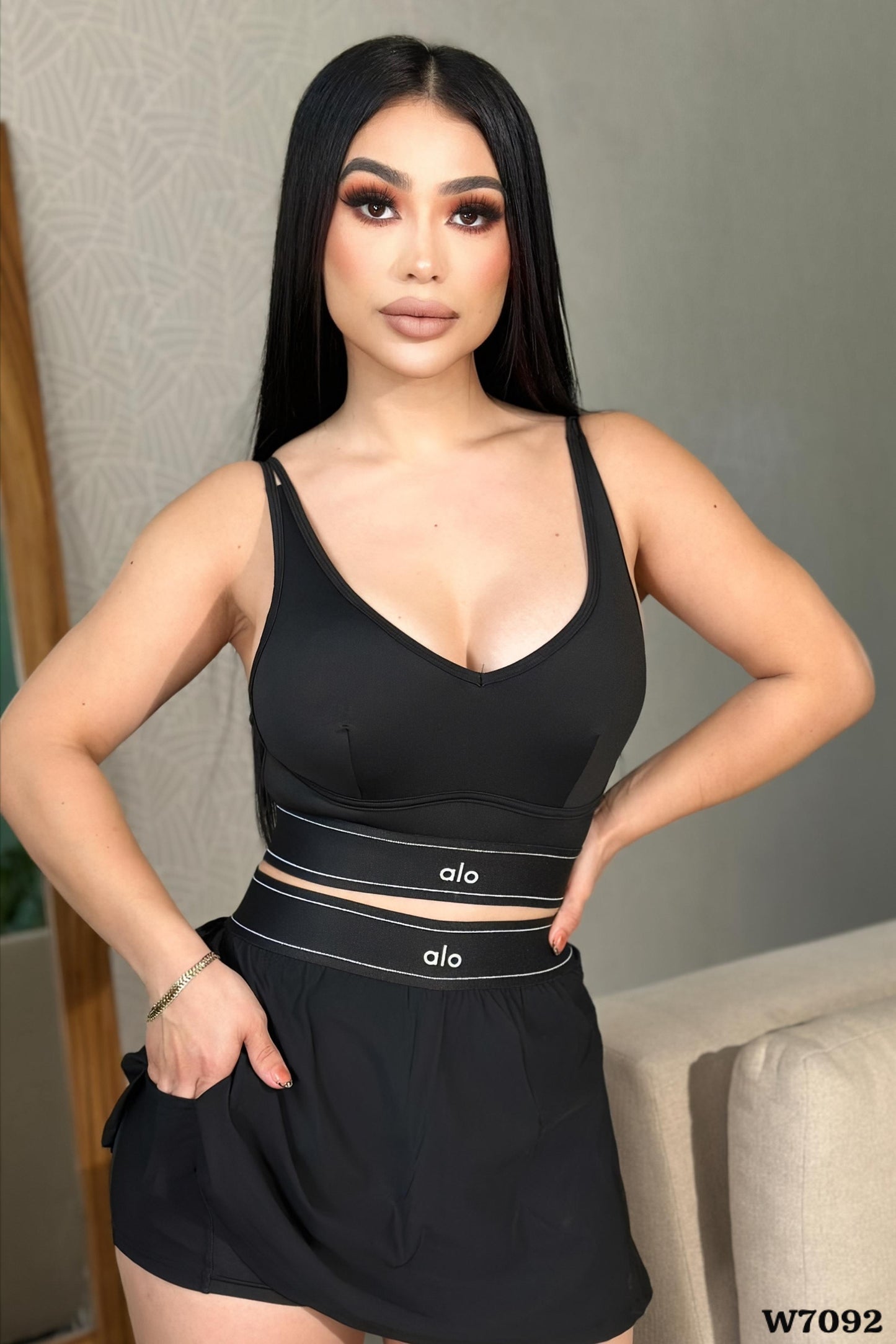 W7092- Skort Al0 Set