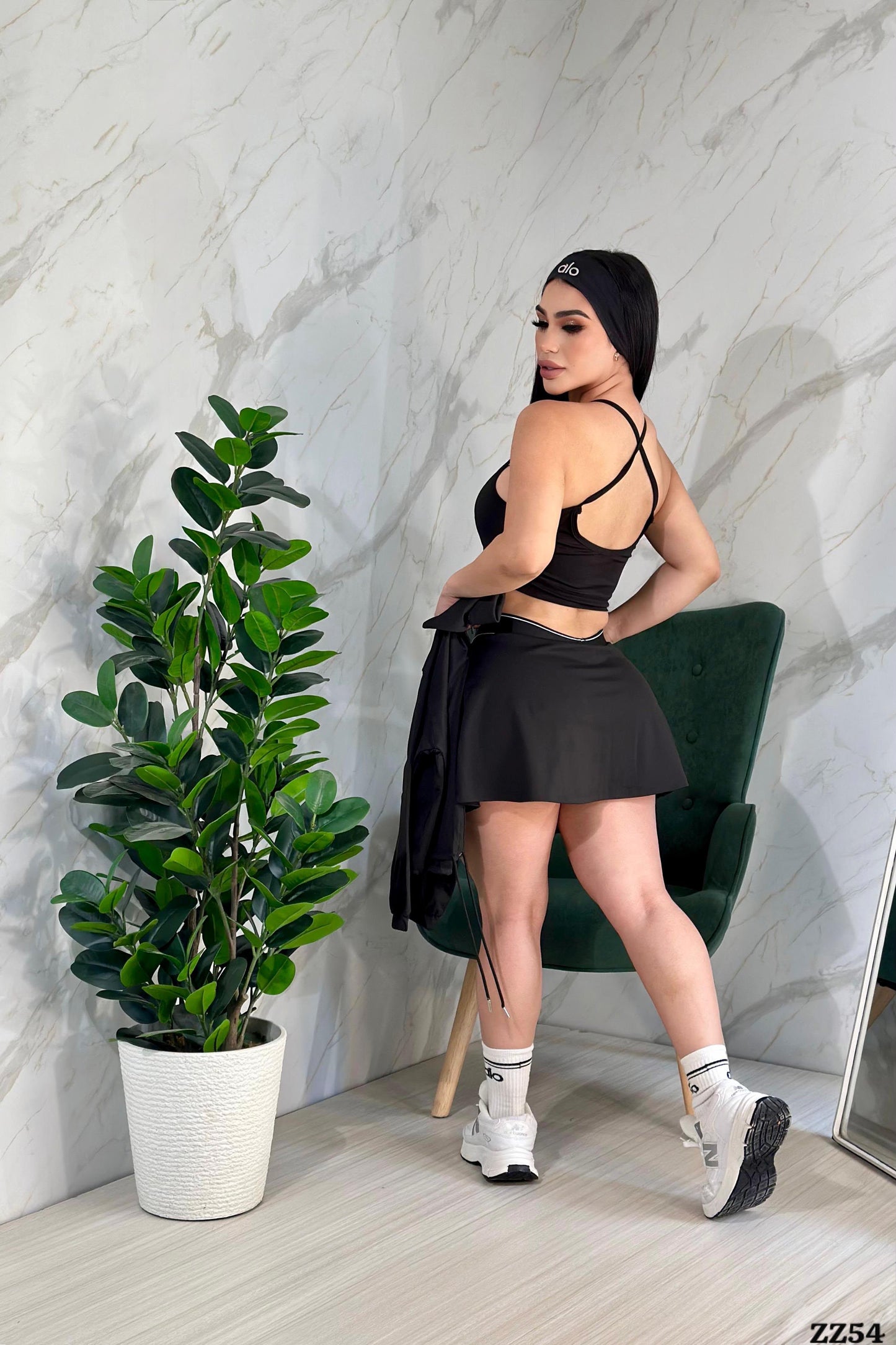 ZZ54- Skort Set -4 pieces