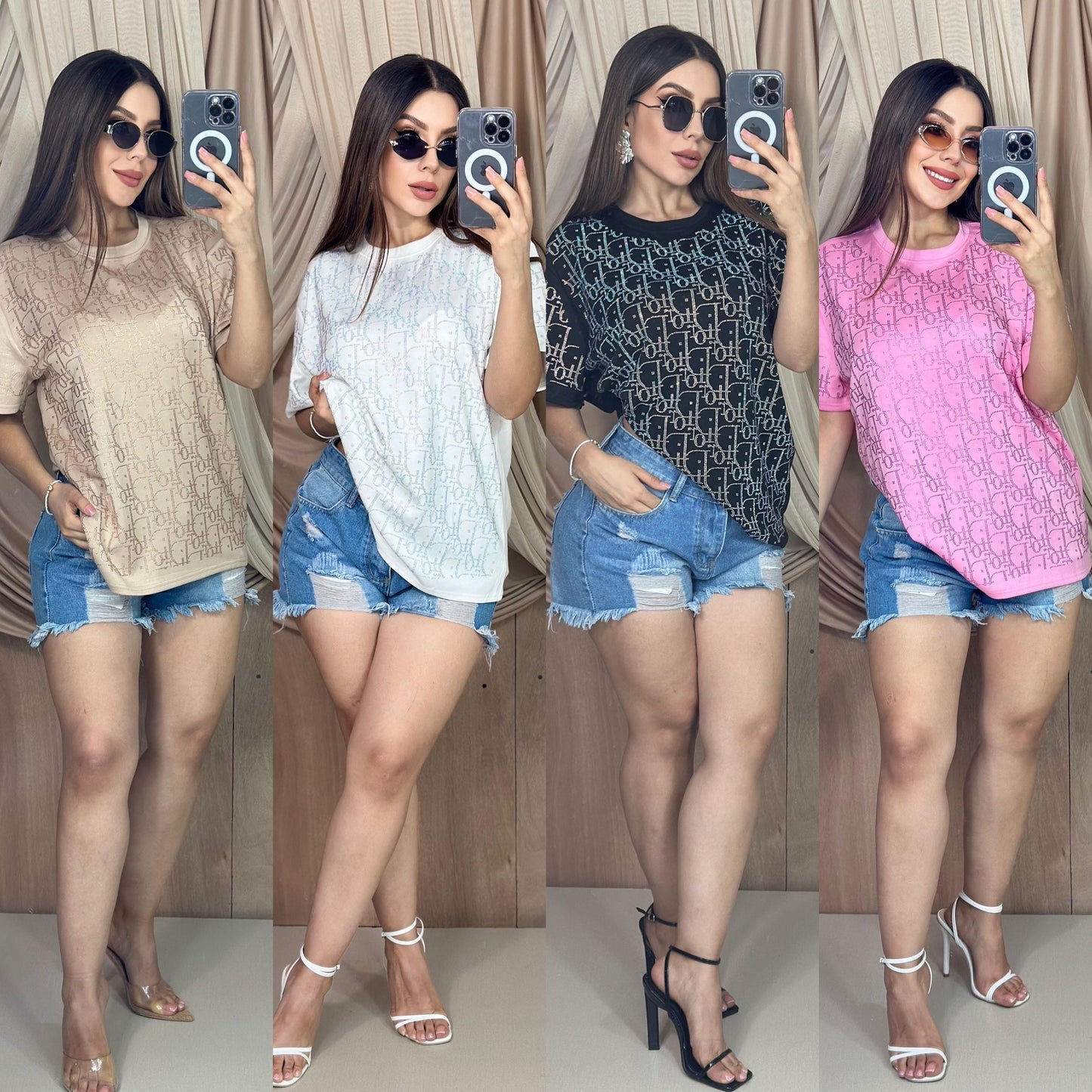 Blouses - crop - regular - oversized