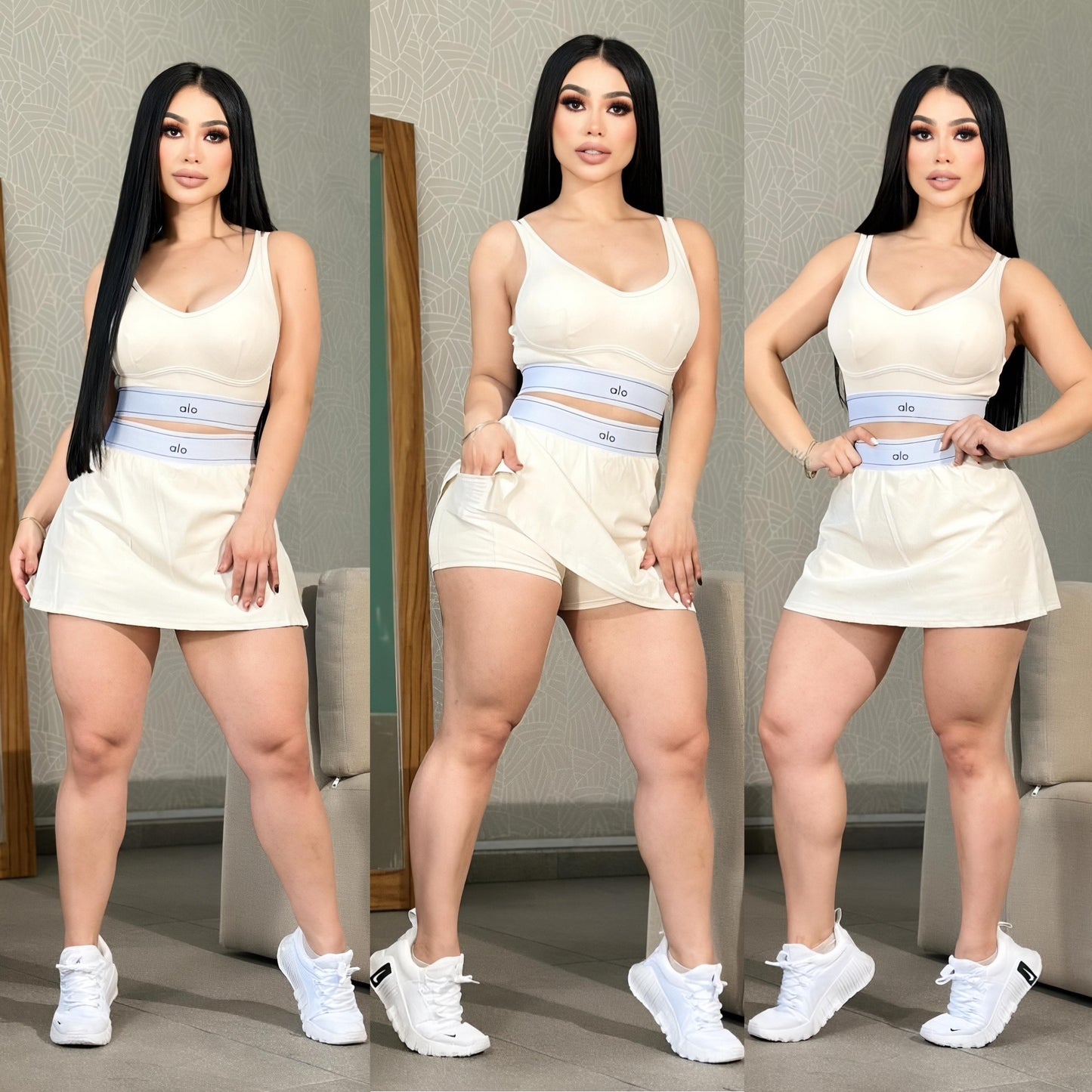 W7092- Skort Al0 Set