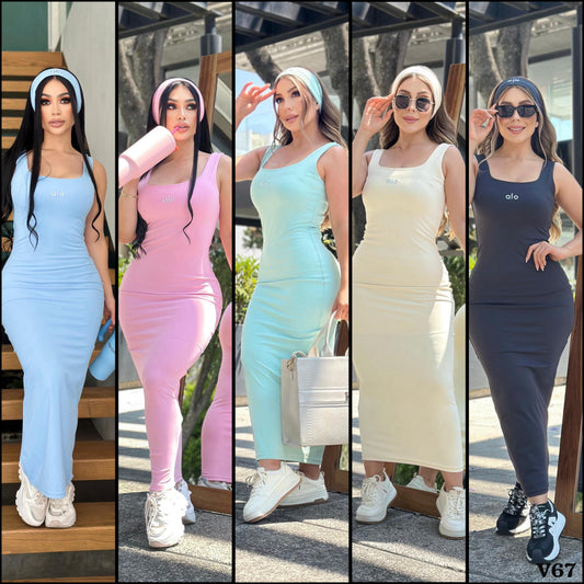 V67- Casual Dress Al0