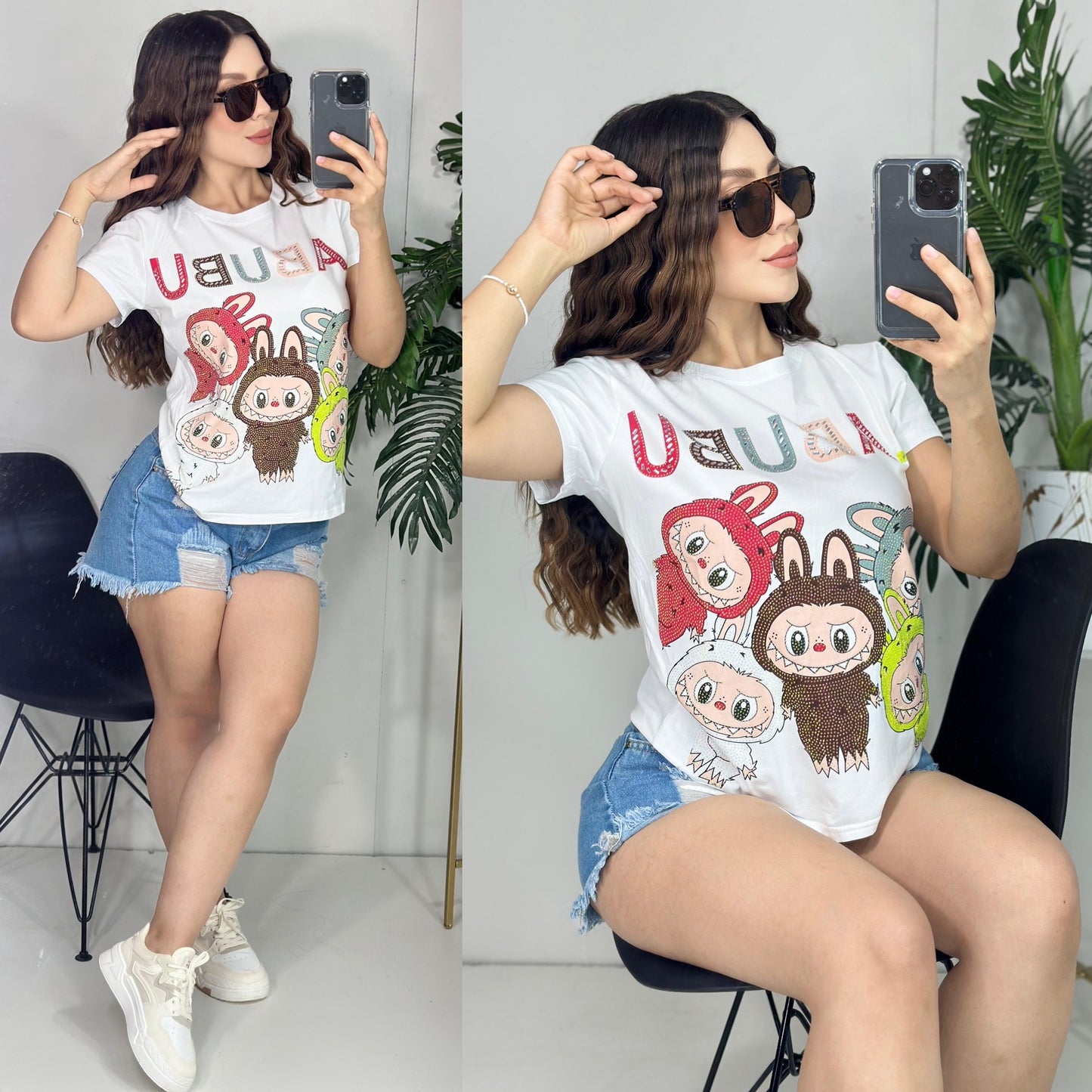 Blouses - crop - regular - oversized