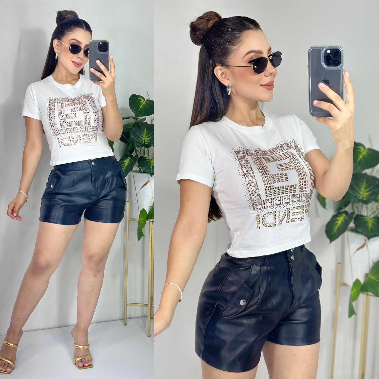 Blouses - crop - regular - oversized