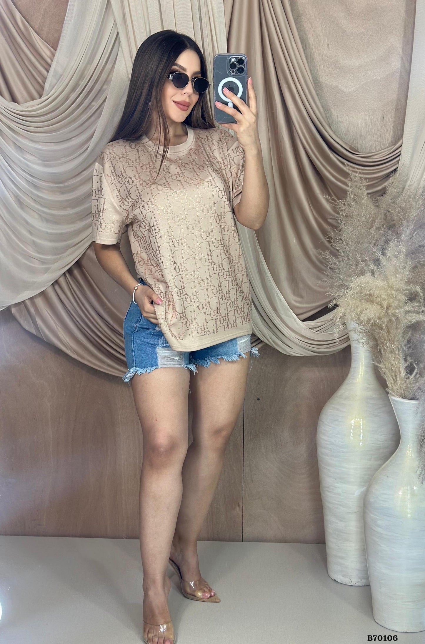 Blouses - crop - regular - oversized