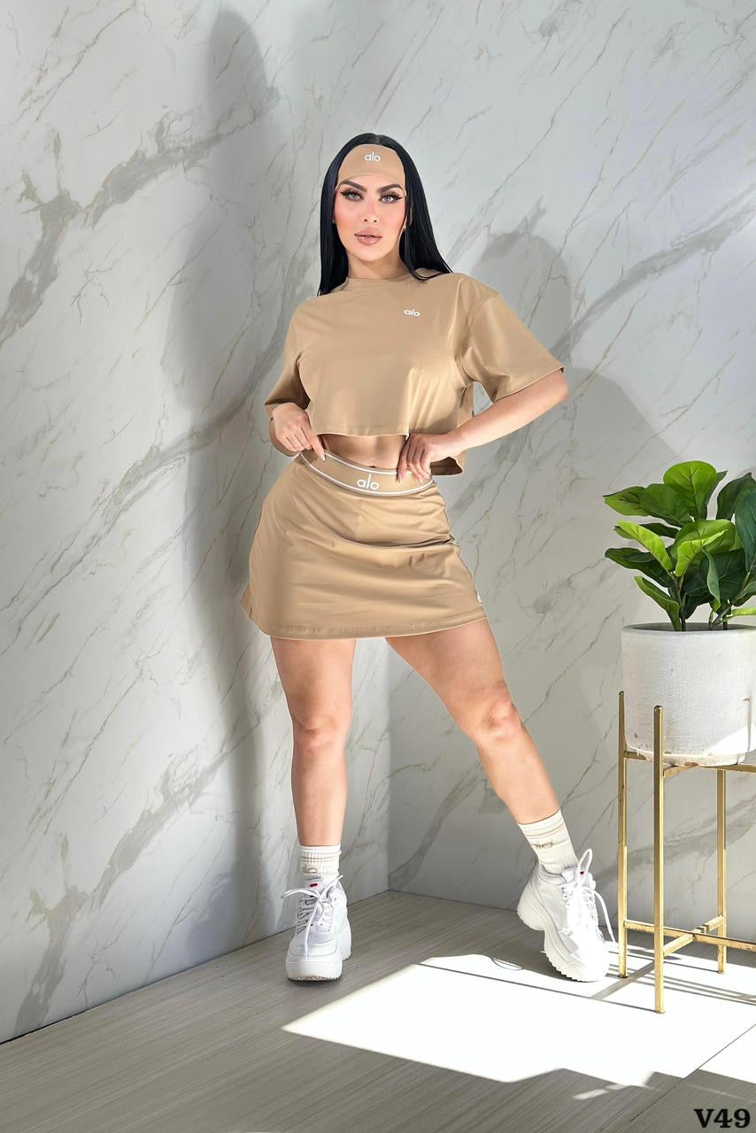 V49- Skort Al0 Set