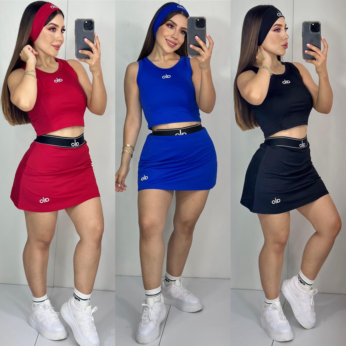 SHKJ - A.LO Skirt Set