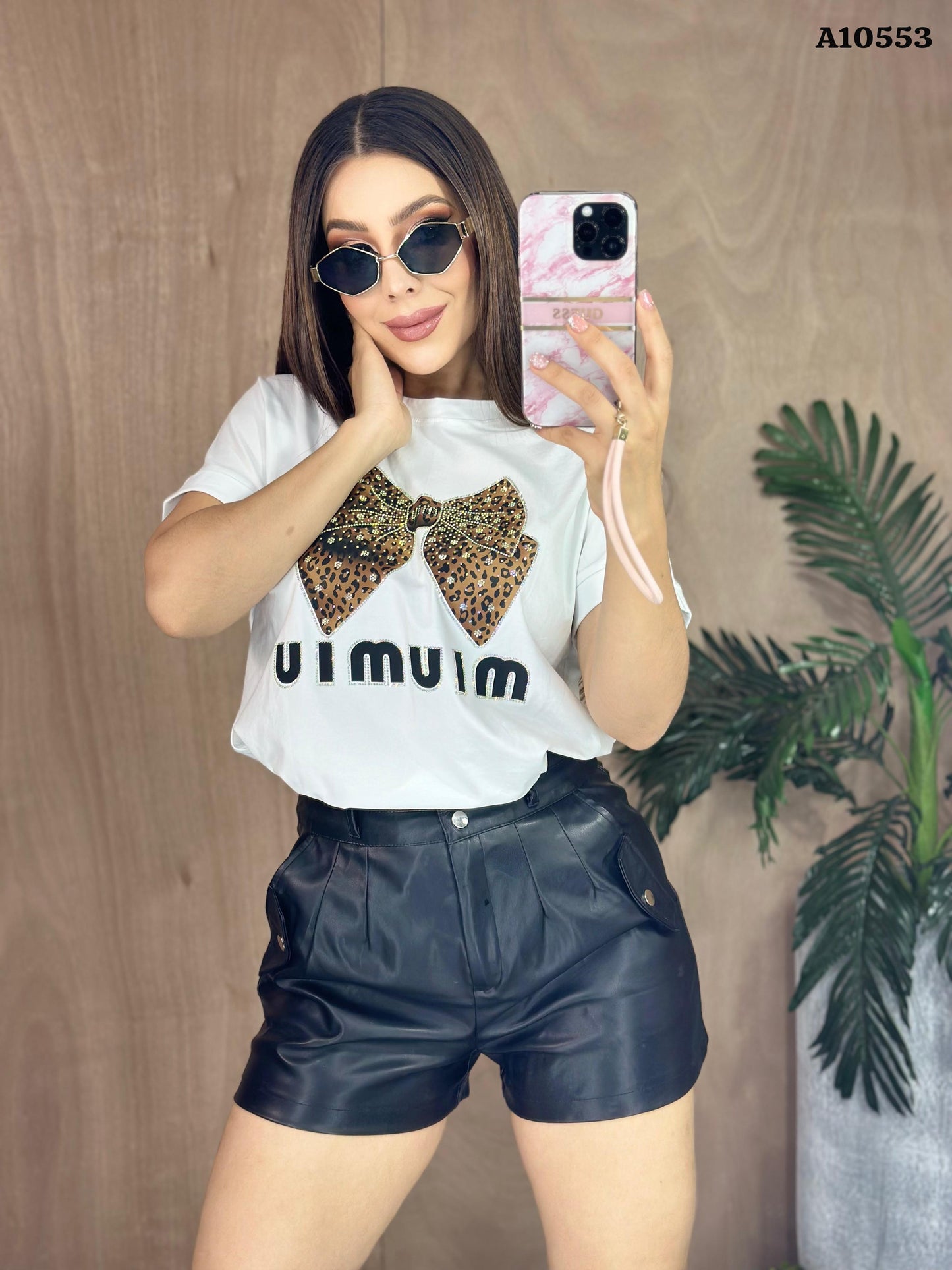 Blusa Moño Pedrería