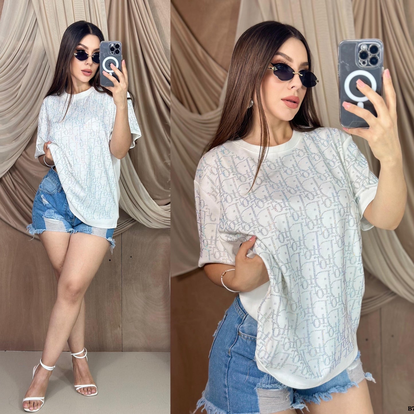 Blouses - crop - regular - oversized