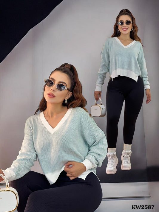 Oversized crop sweaters