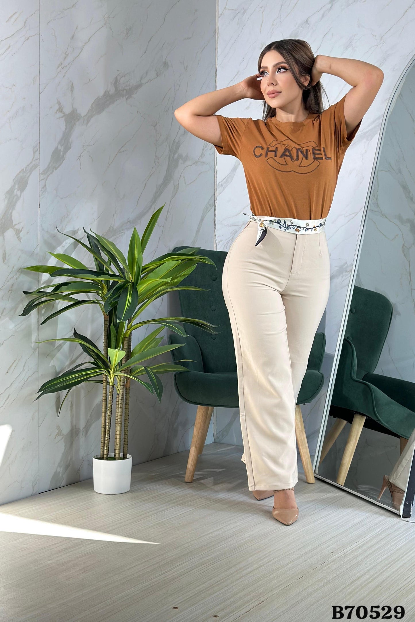 B70529- CC Sequin Blouse