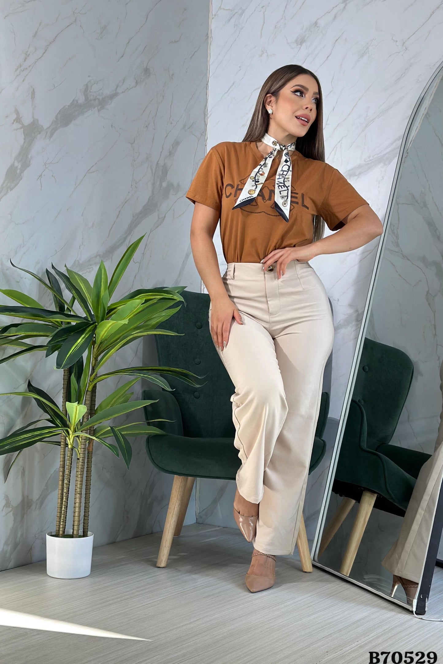 B70529- CC Sequin Blouse