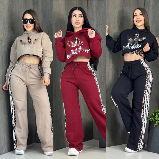 A4S- Animal print Ad1das set - 3 piezas