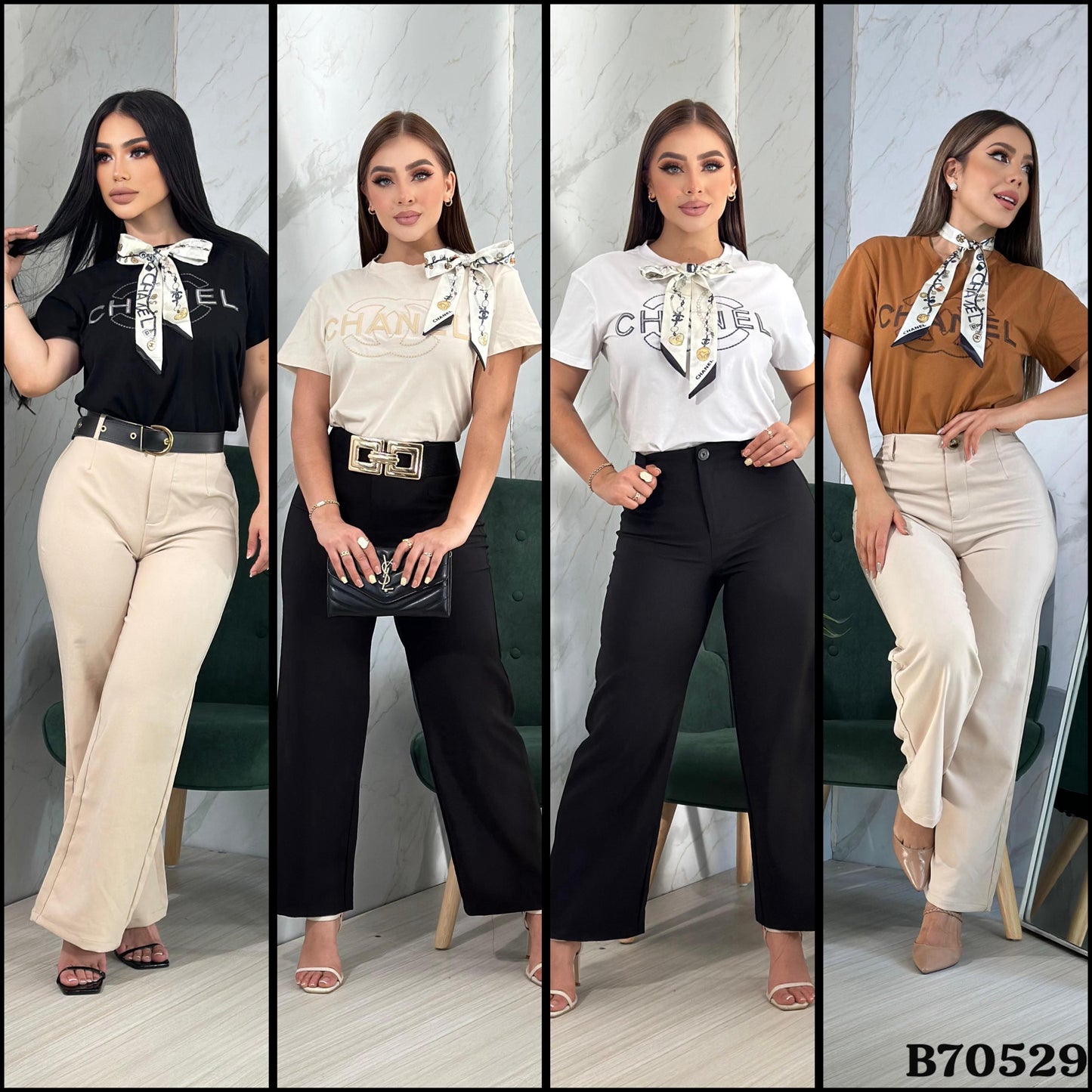 B70529- CC Sequin Blouse