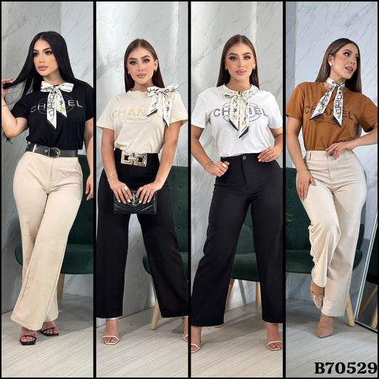 B70529- CC Sequin Blouse