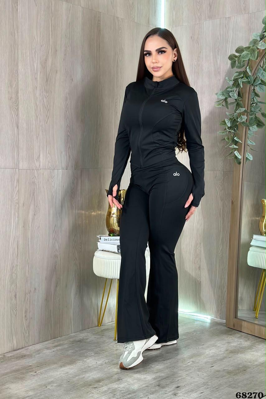 W68270- Premium Flare Leggings Set