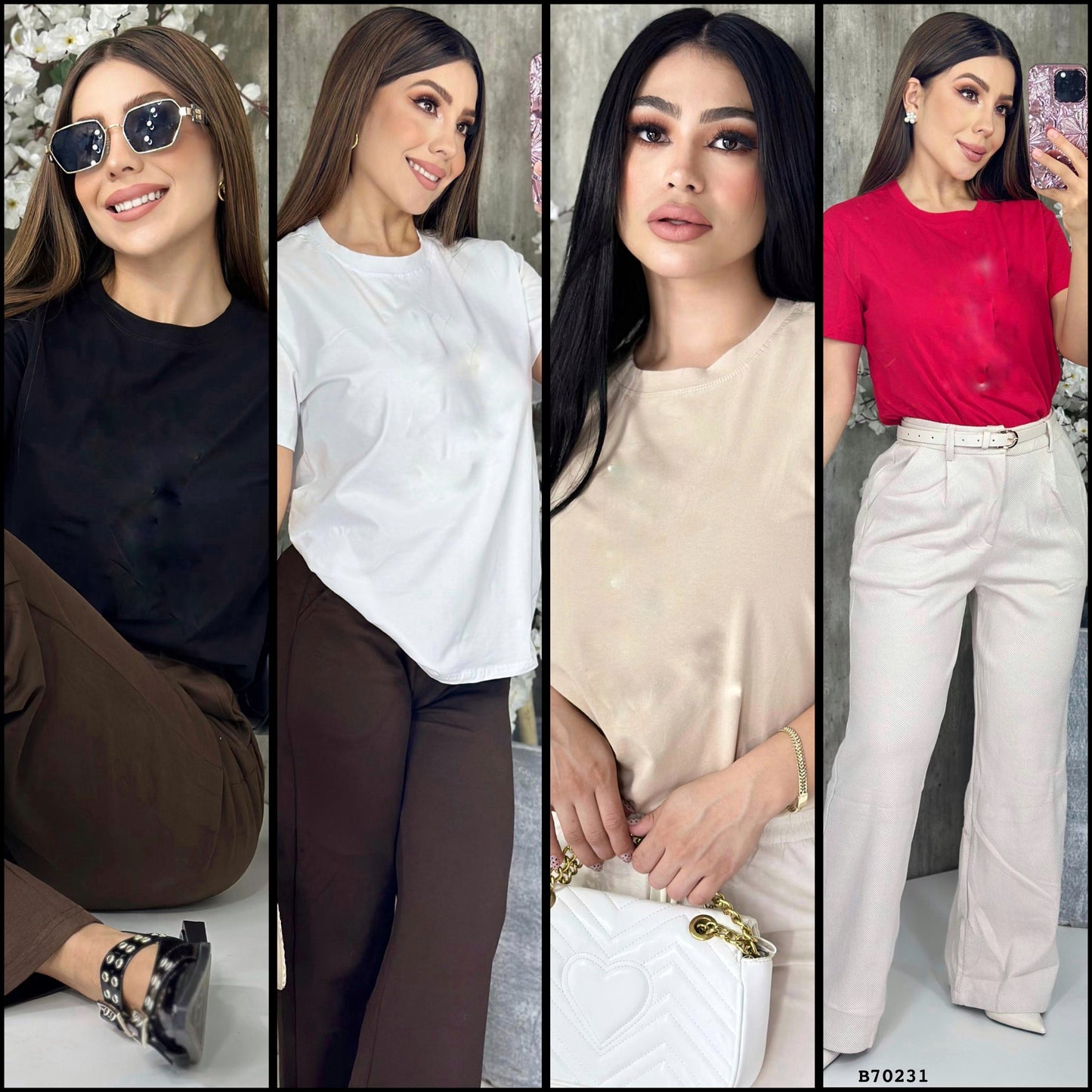 Blusa con aplicación Perlas