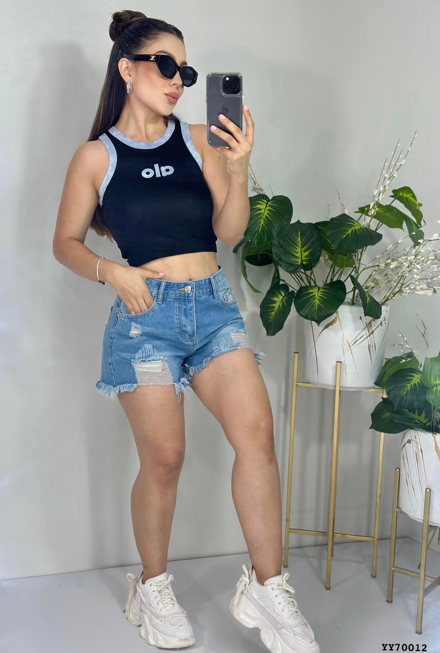 Blouses - crop - regular - oversized