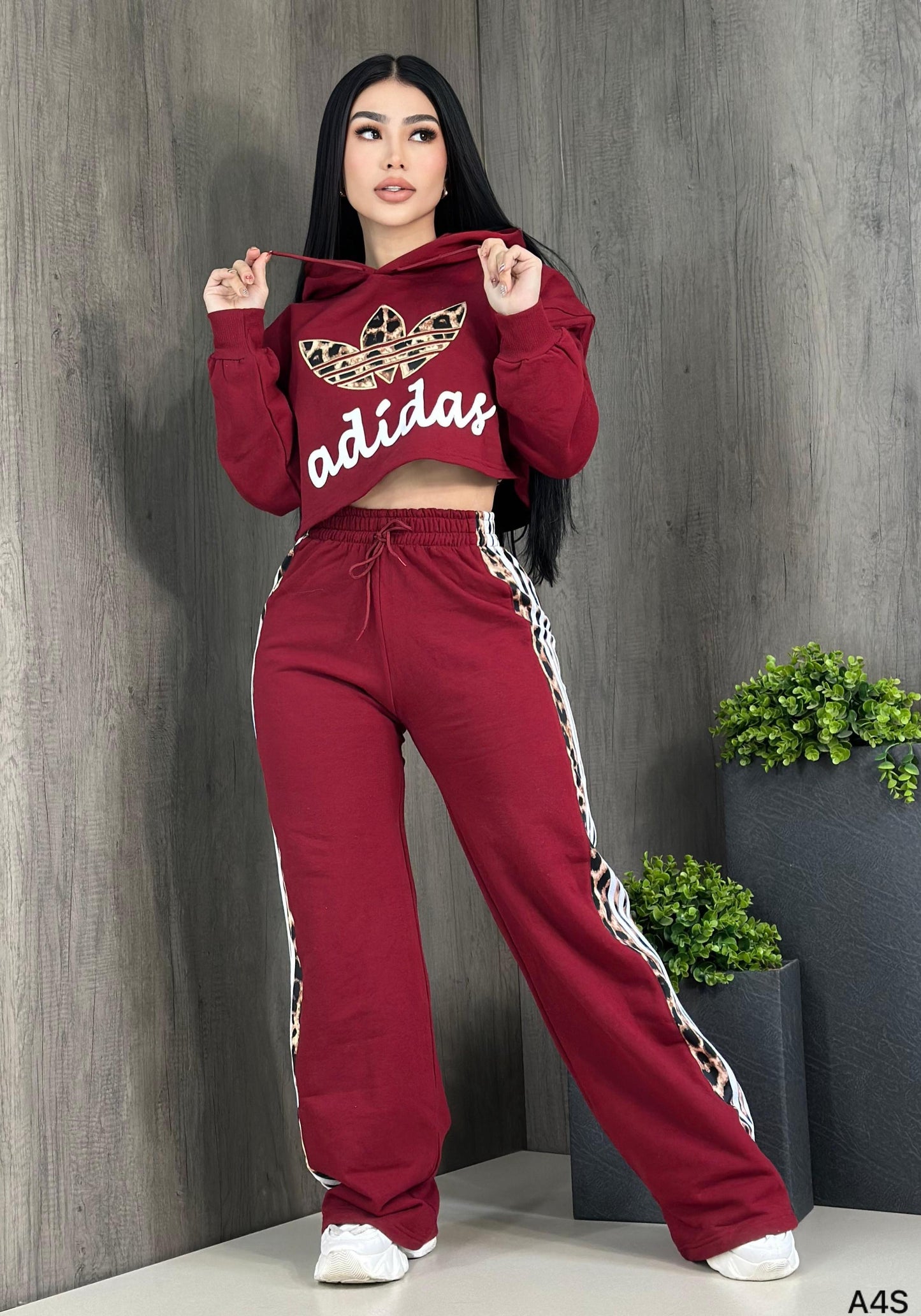 A4S- Animal print Ad1das set - 3 piezas