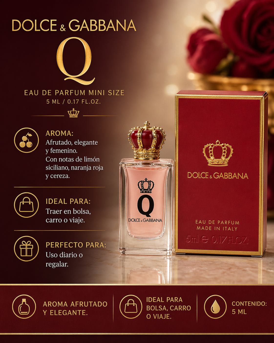 Authentic Women’s mini perfumes