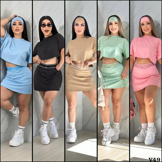 V49- Skort Al0 Set