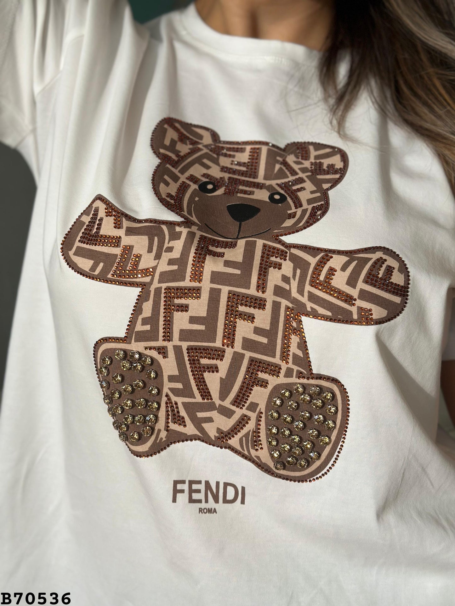 B70536- FF Bear Blouse
